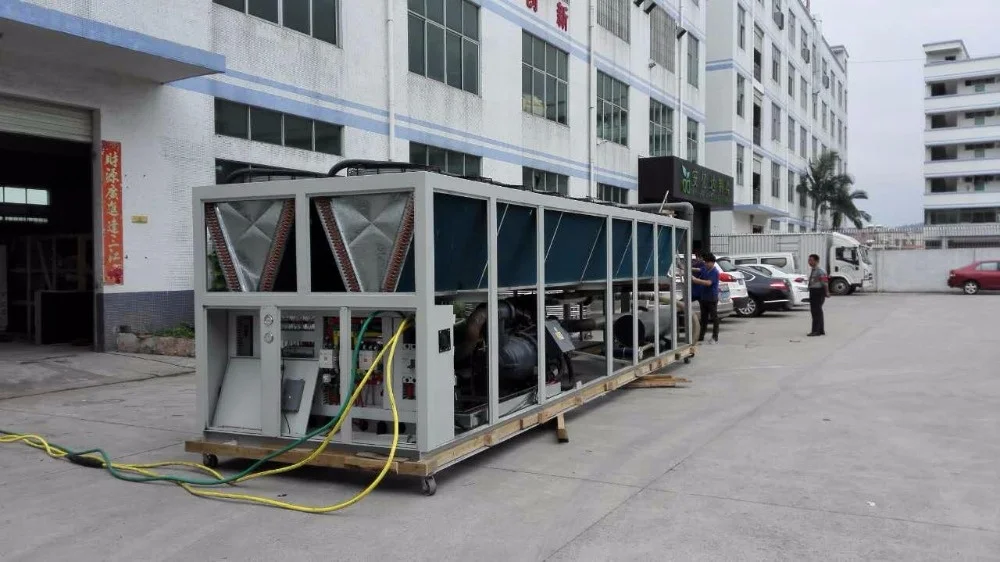 900 Kw 250 ton Industrial Air Cooled Screw Water Chiller