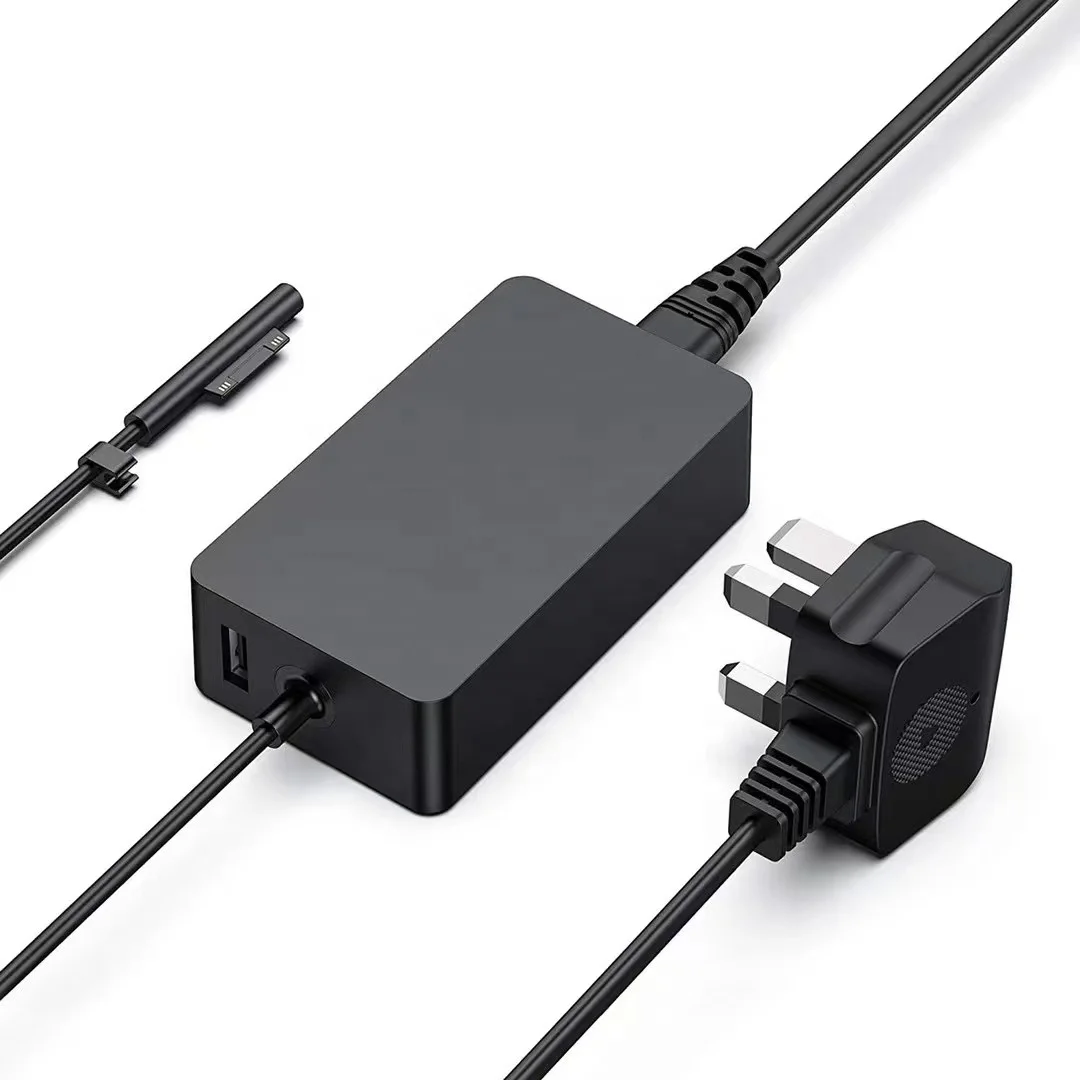 Surface Pro Charger 65W Compatible for Microsoft Surface Book Laptop/Tablet Works with 44W&36W&24W