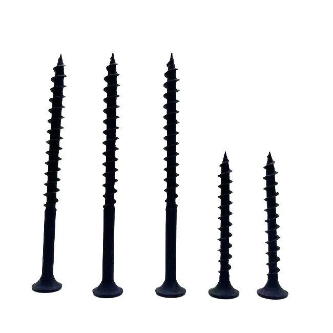 Black Flat Bugle Head gypsum Fine Coarse Thread Wood Black Phosphate DIN18182 Drywall Screws