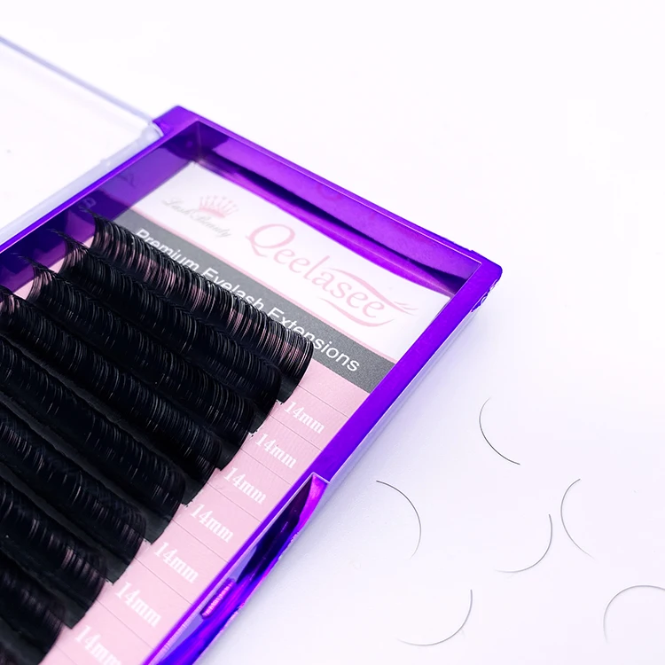 Индивидуальные удлинители, частный поставщик этикеток, русский объем, норковые матовые ресницы для наращивания