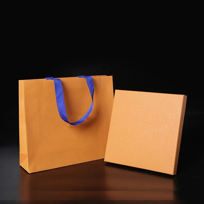 2021 креативный индивидуальный принт вашего собственного логотипа белый коричневый крафт подарок крафт бумажный пакет для покупок с ленточными ручками