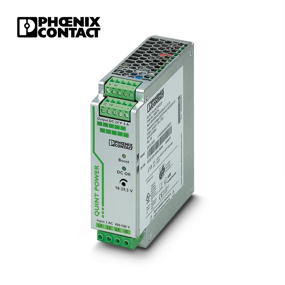 Phoenix Contact Dc Power Supply 2866734 QUINT-PS/3AC/24DC/ 5  Power supply unit 3 phase  24 V DC  5 A