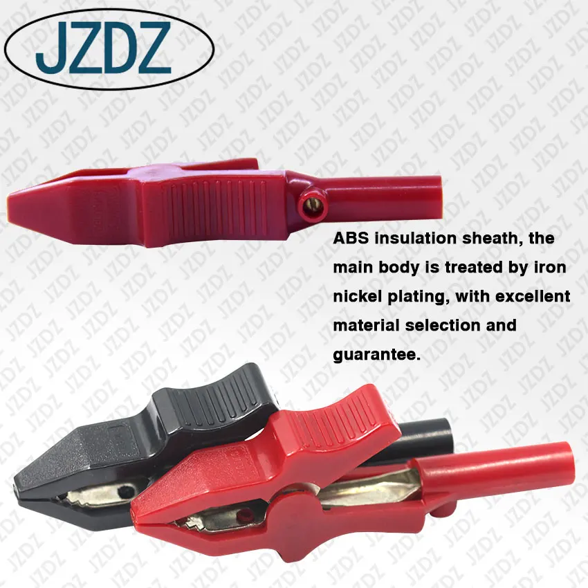 JZDZ J.60033 хвост с банановым штекером 4 мм для проверки зажима типа «крокодил»