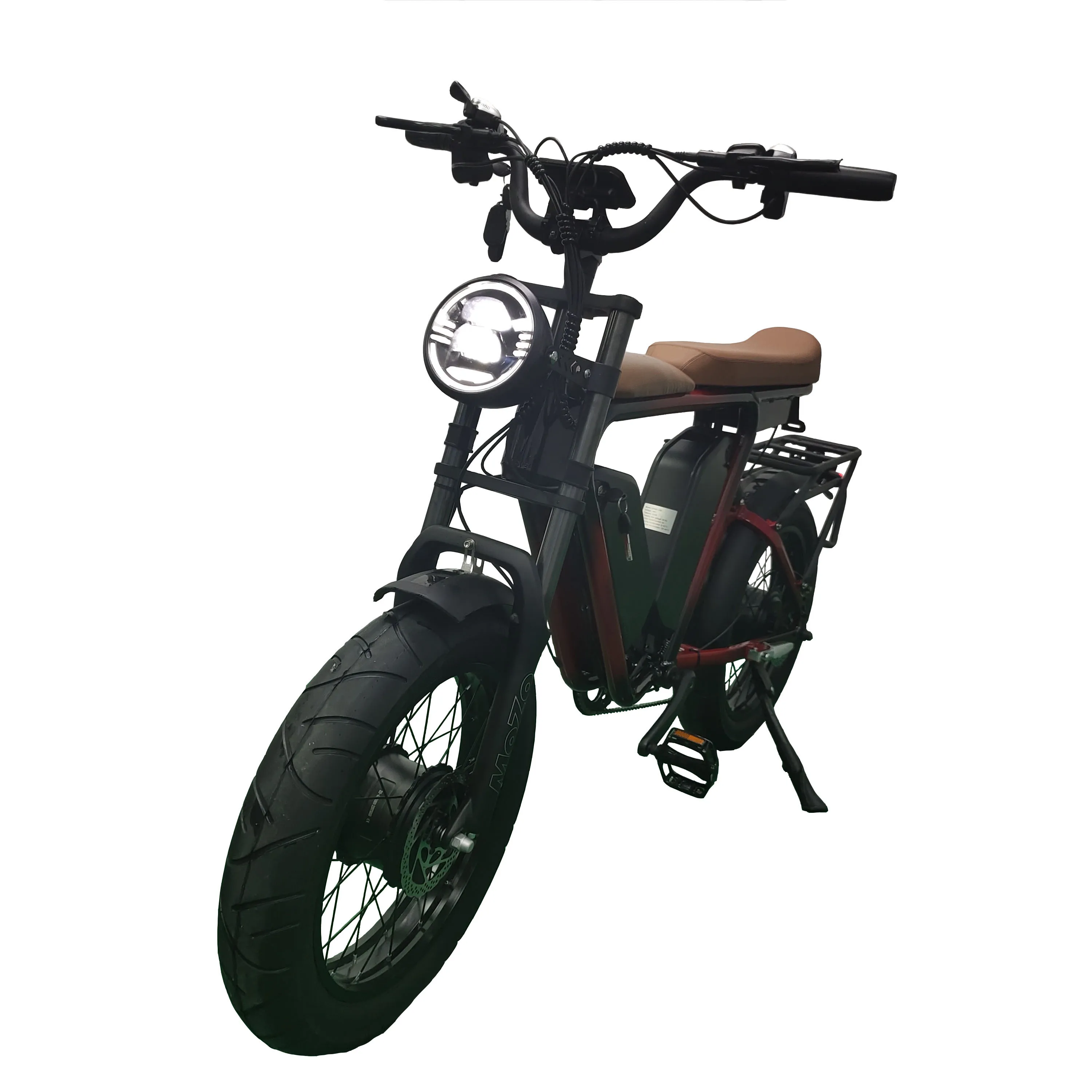 Dual Motor 20 Inch Fat Tire 48v1000w  48v 22ah*2  Dual Batteries  Electric Bike City Bike Electric Fat Bike