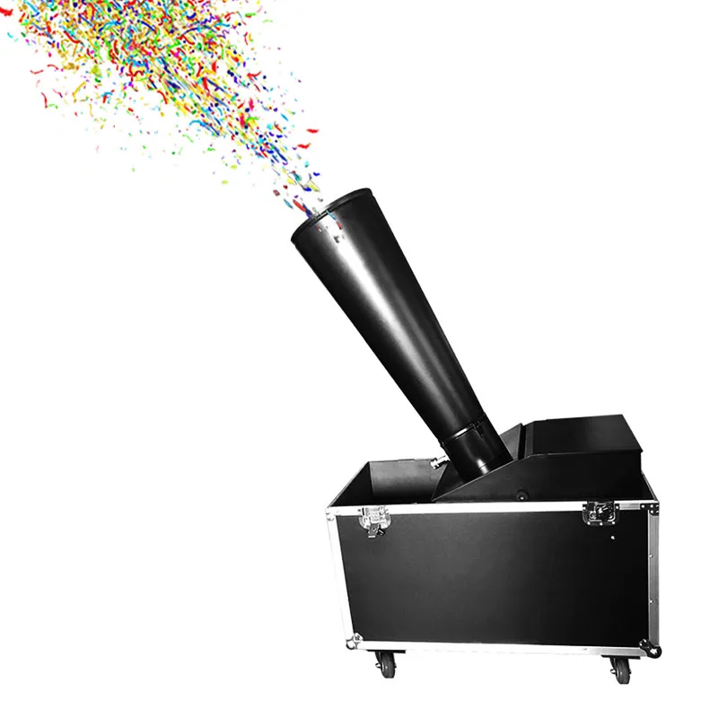 Большая Радужная машина для производства бумаги CO2 Blaster Confetti 15 м высота распыления