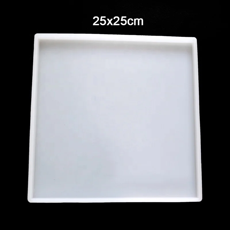 Large Rectangle Square Silicone Tray Mold Resin Coaster Mold