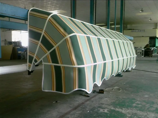 Aluminium Outdoor French Canopy Awning / European Style Retractable Window Awning