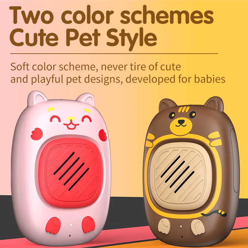 Cute Rabbit Style Walkie Talkie 2Pcs Outdoor Parent-Child Interaction Usb Rechargeable Walkie Talkie