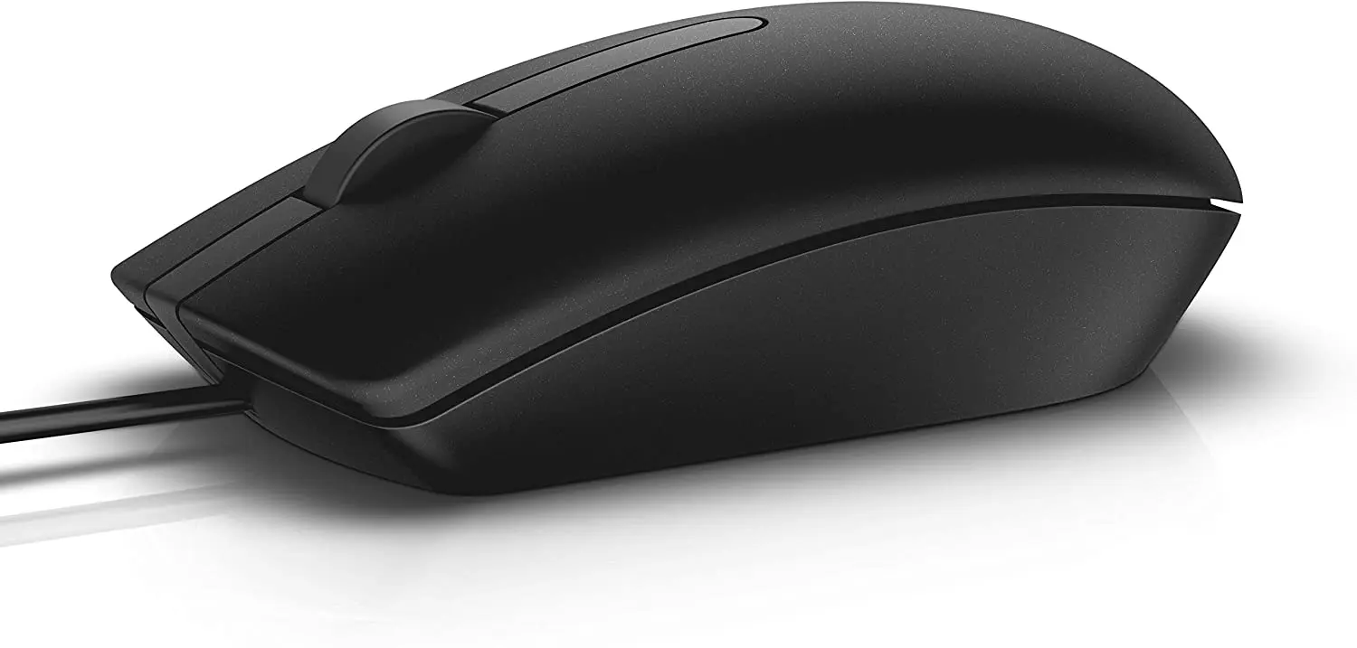 Кабель для компьютерной мыши Dell MS116 настольный компьютер офисный ноутбук дома черный/белый