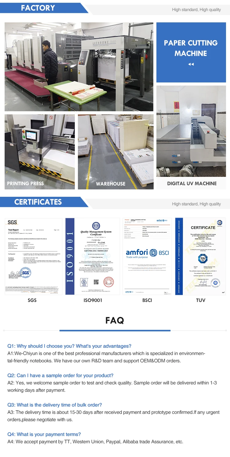 Adult portable business pu leather cover notebook with 6 ring binder_15