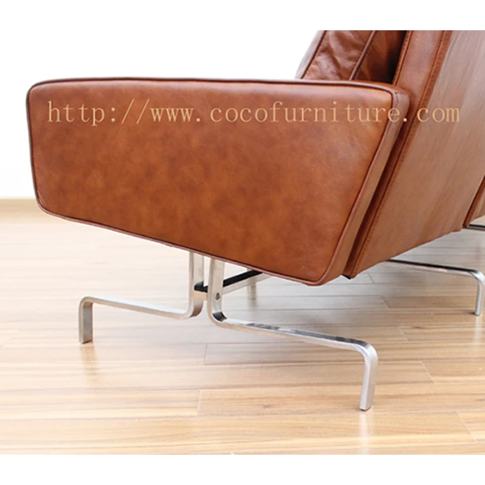 
Vintage Leather sofa 3 seats 