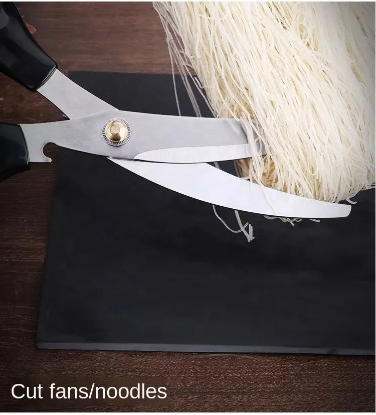 Bone Scissor for BBQ Multi-funtional kitchen scissor stainless steel kitchen Chicken Shears