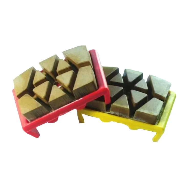 Transitional Resin Bond Dry Diamond Ceramic Polishing Pad For Concrete Floor For Werkmaster Machine