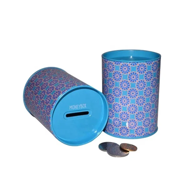 Metal coin saving cash register with slot on the top