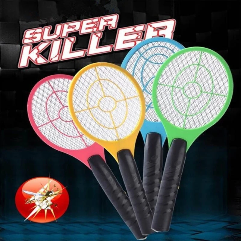 
Rechargeable Mosquito-hitting Swatter Electric Bat Anti Mosquito Killer Racket MOSQUITOES Insect Control Flies 