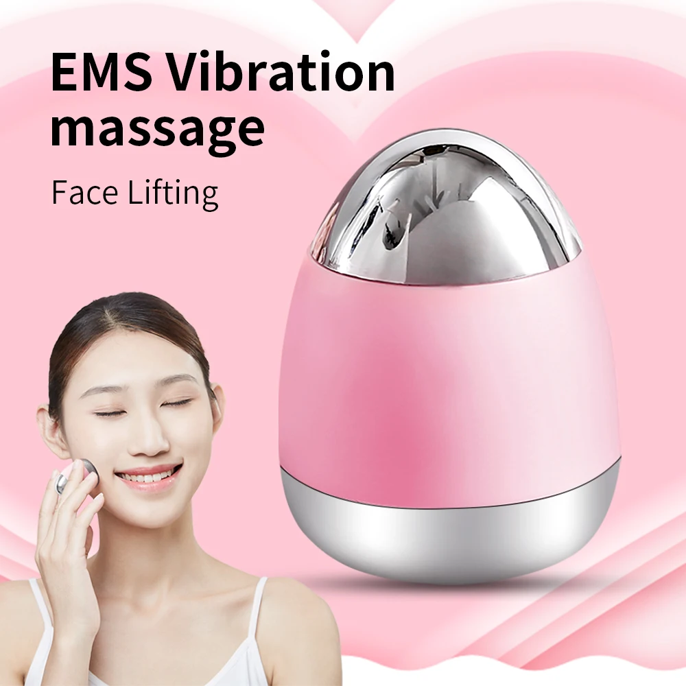 Mini Facial Massage Microcurrent Vibration Skin Tightening Massager Face Lifting Anti-wrinkle Instrument Care Beauty