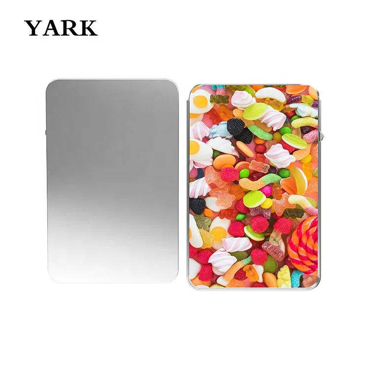 Childproof empty tin can packaging candy chocolate bar tinplate can box