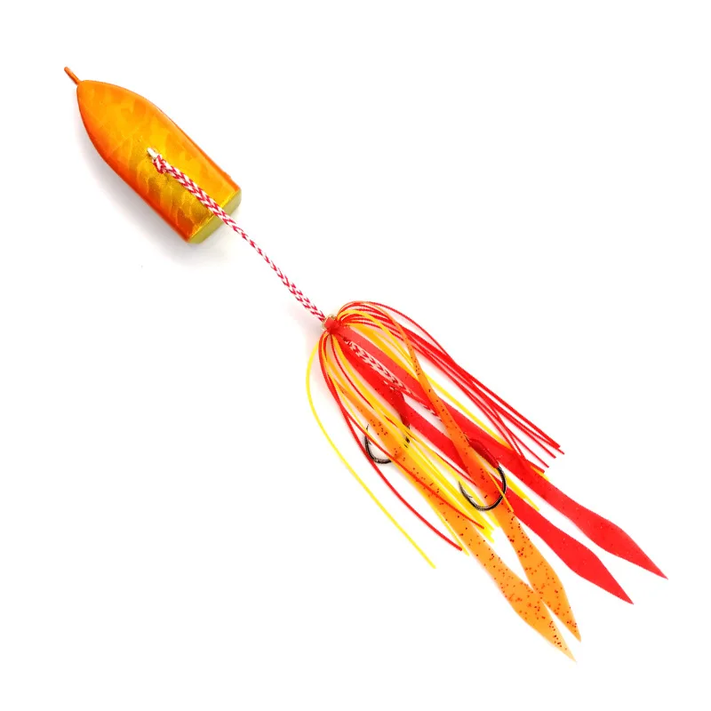 40g 80g 100g 150g Slider Jig Sinker Luminous Lead Jigging Lures Tai Rubbers Red Snapper Sea Fishing lure