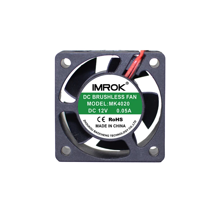 Custom 4020 DC 12V 40x40x20mm Industrial Mini Heat Exchange Equipment Ventilation Fan 40mm 3D Printer Parts