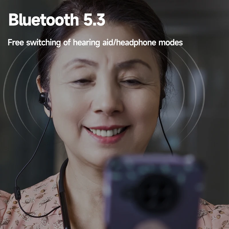 New Product Lightweight RIC BTE Digital Hearing Aids Rechargeable