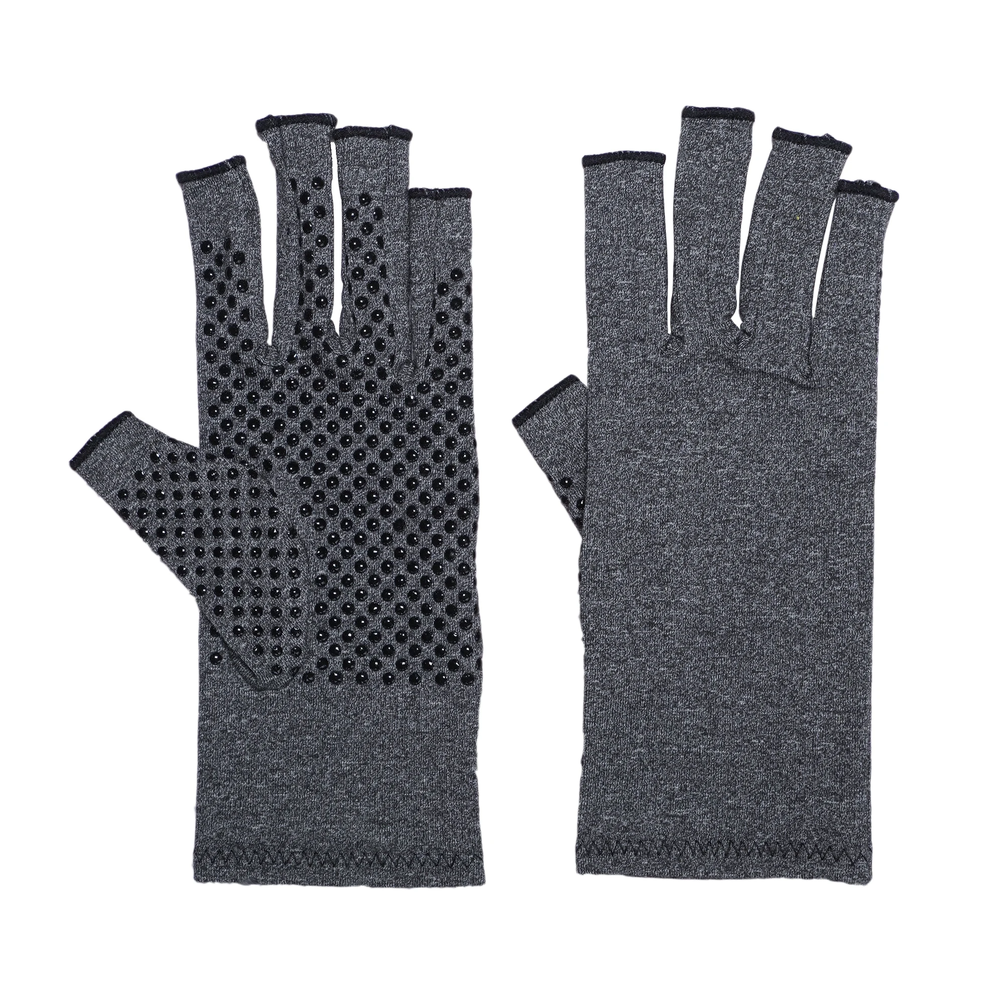 Open Finger Hand Gloves for Rheumatoid and Osteoarthritis Arthritic Joint Pain Relief for Computer Typing