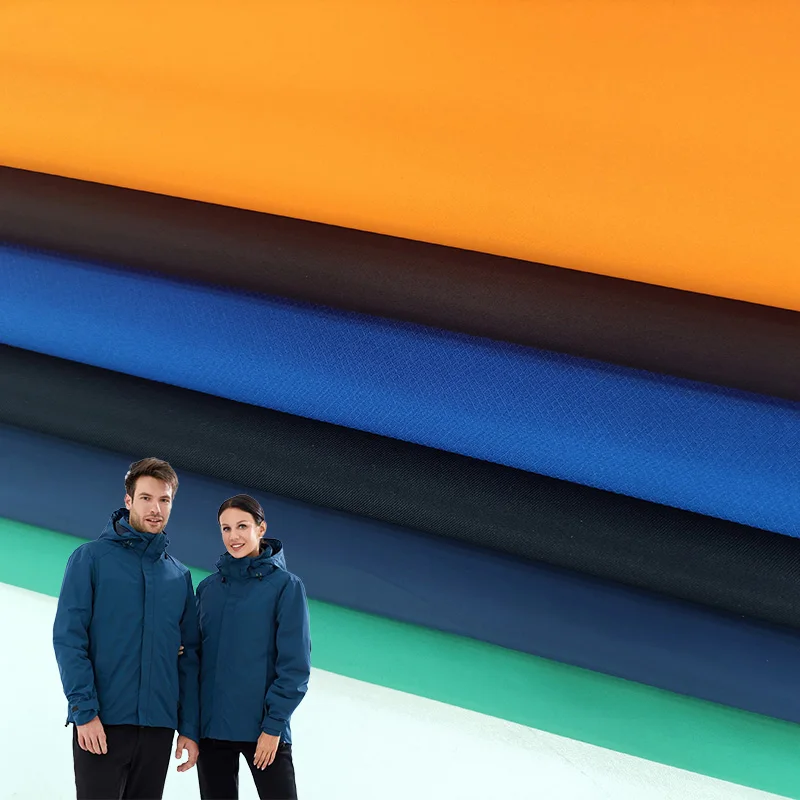 Polyester Pongee fabric free sample outdoor sportswear fabric customized polyester pongee fabric with tpu coated for jackets