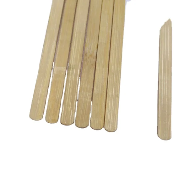 smooth surface disposable bamboo coffee stirrer
