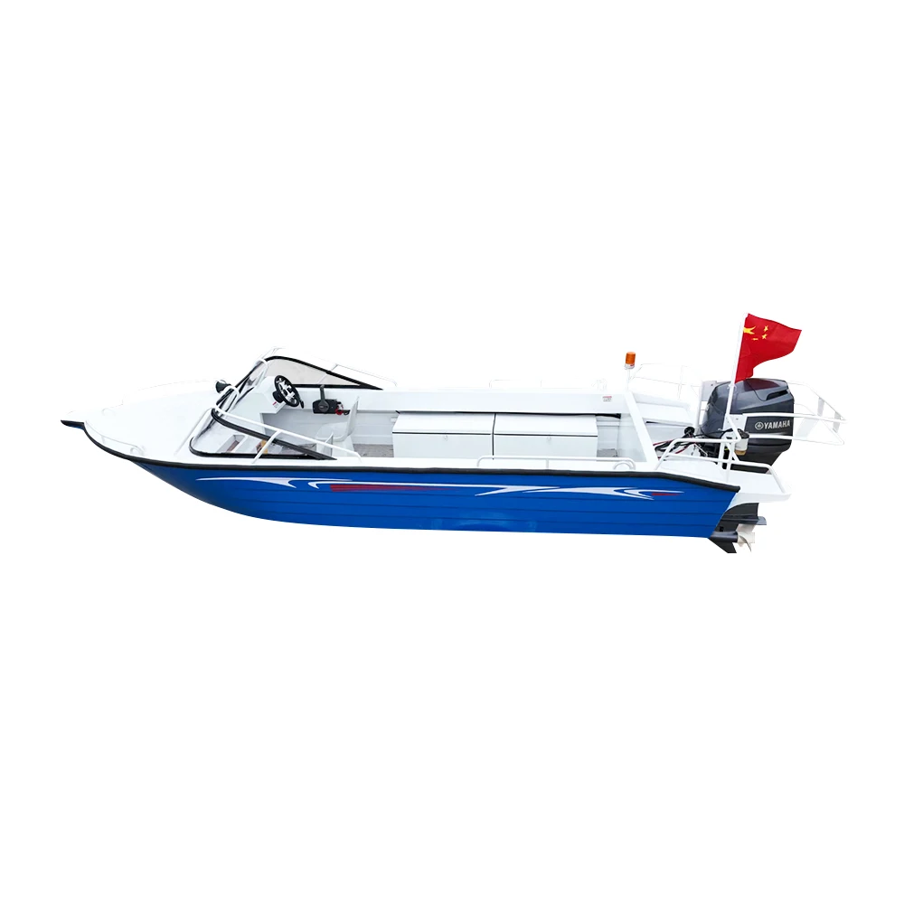 High quality & best price 600 boats aluminum 20ft open 6 meters speedboat water 12-seater half speedboat speedboat luxury yacht
