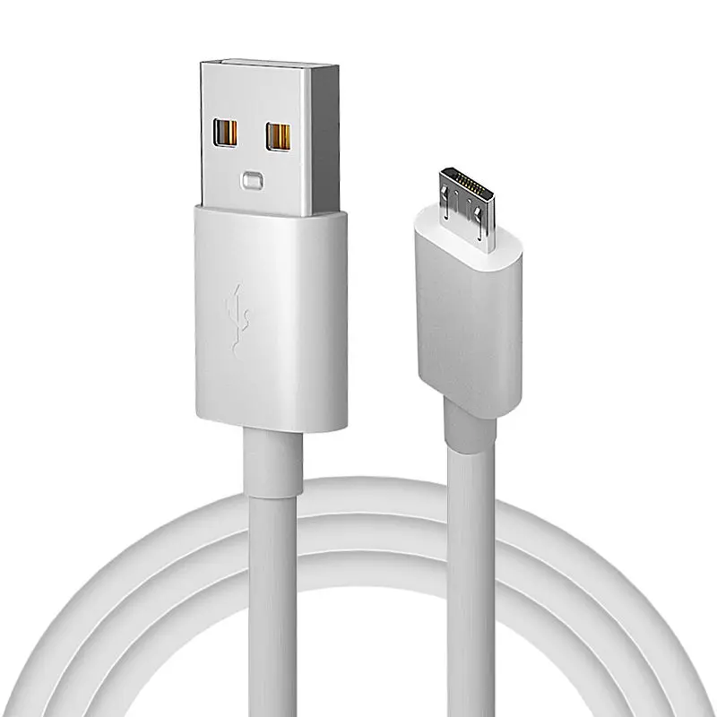 High Quality 2022 Wholesale Data Wire/round Micro Usb Charging Cable White Color