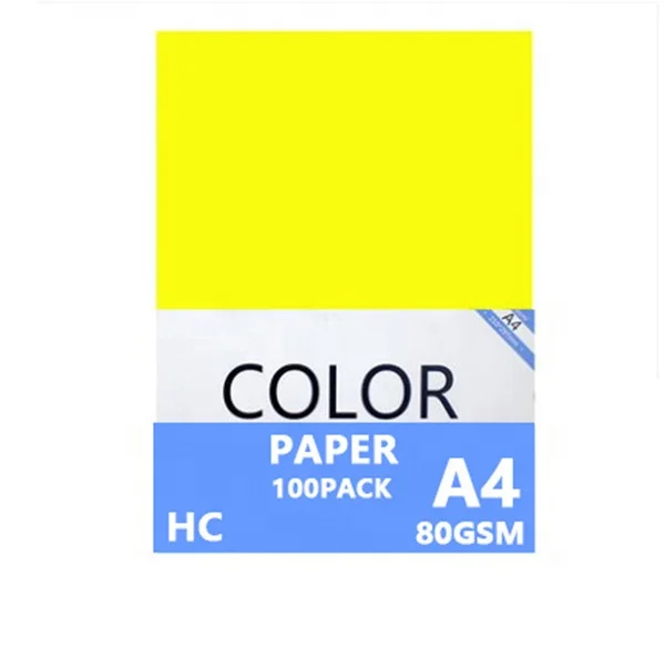 Флуоресцентная бумага A4 100x210 мм, 75 г/м2, 70 г/м2, 297 в упаковке, неоновая цветная бумага