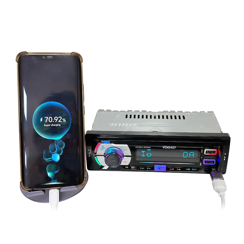 1Din Detachable Panel Multi-media car DVD Player usb aux mp3 car tape mp3 player bluetooths with BT/DVD/VCD/CD/MP3/AM/FM