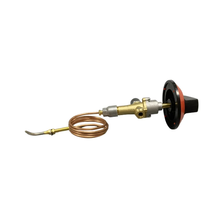 8209-4 Brass Safety Valve Kit Pilot Burner Assembly Main Control Propane Fire Pit Includes Connecting Tubes Tilt Switch Ignition