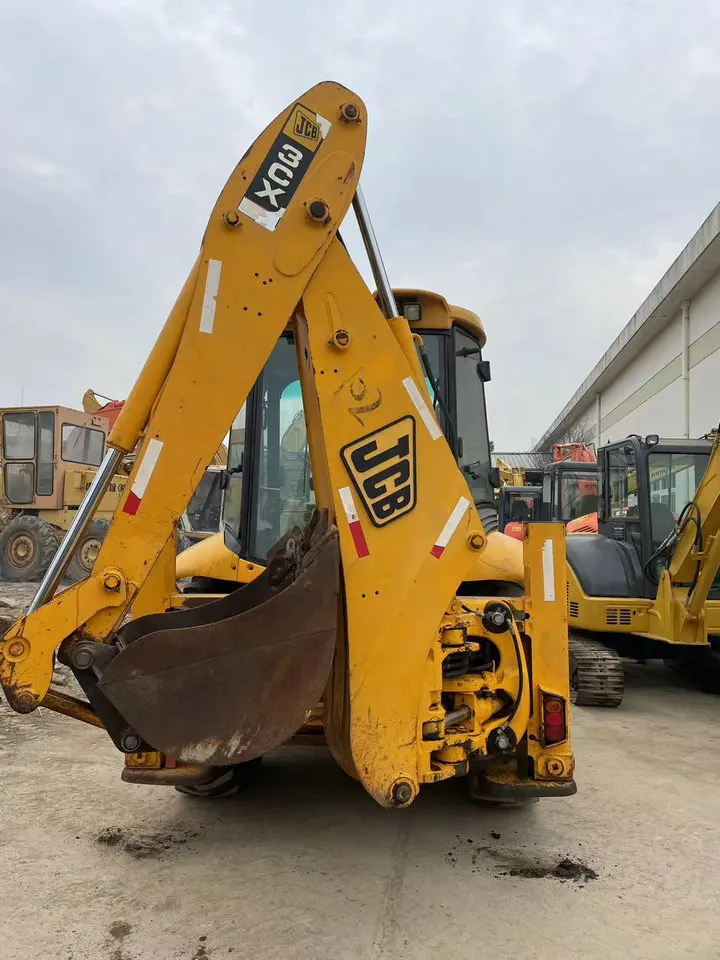 Подержанный экскаватор-погрузчик JCB3CX колесный погрузчик хорошее состояние низкая цена подержанный JCB4CX Китай Шанхай