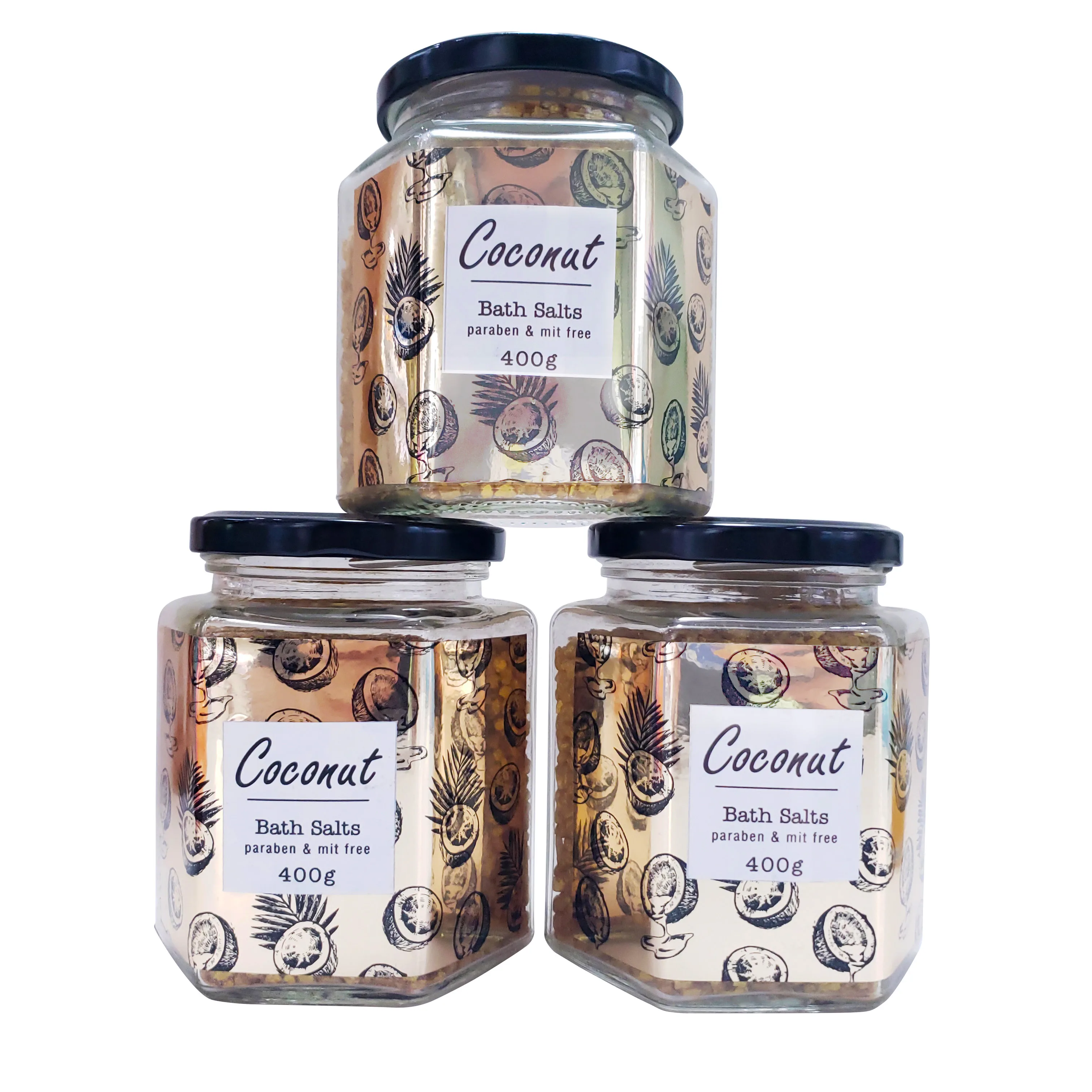 OEM Private Label  Natural organic salt Bath Relaxing  Essential Oil Soak Bath  Crystal Sea Salts