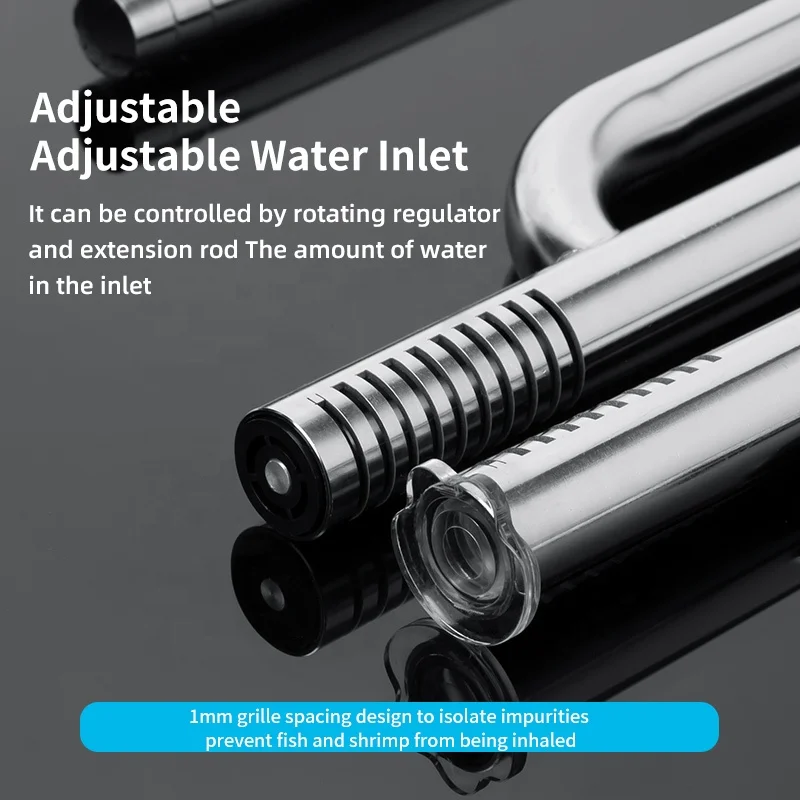 WYIN ZRDR W09-03B Stainless Steel Upper Mode 12 Oil Removal Film Set For Fish Tank Water Pipe With Filter Cartridge