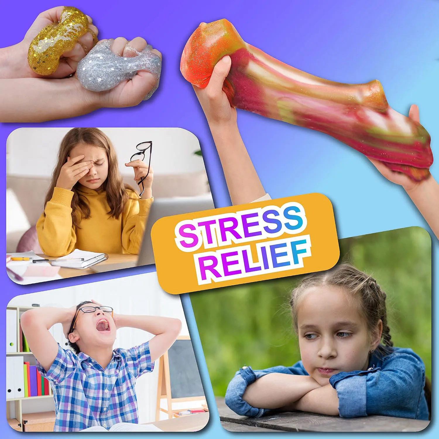 LZY761 Transparent Non-Toxic DIY Slime Toy Super Soft Fluffy Slime For Kids Educational Toy