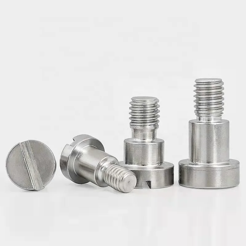 304 stainless steel slotted plug with should screw shaft sleeve screw limit bolt