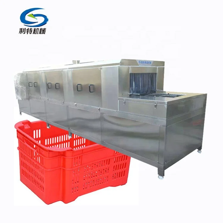 304 stainless steel automatic bakery trays cleaning machine