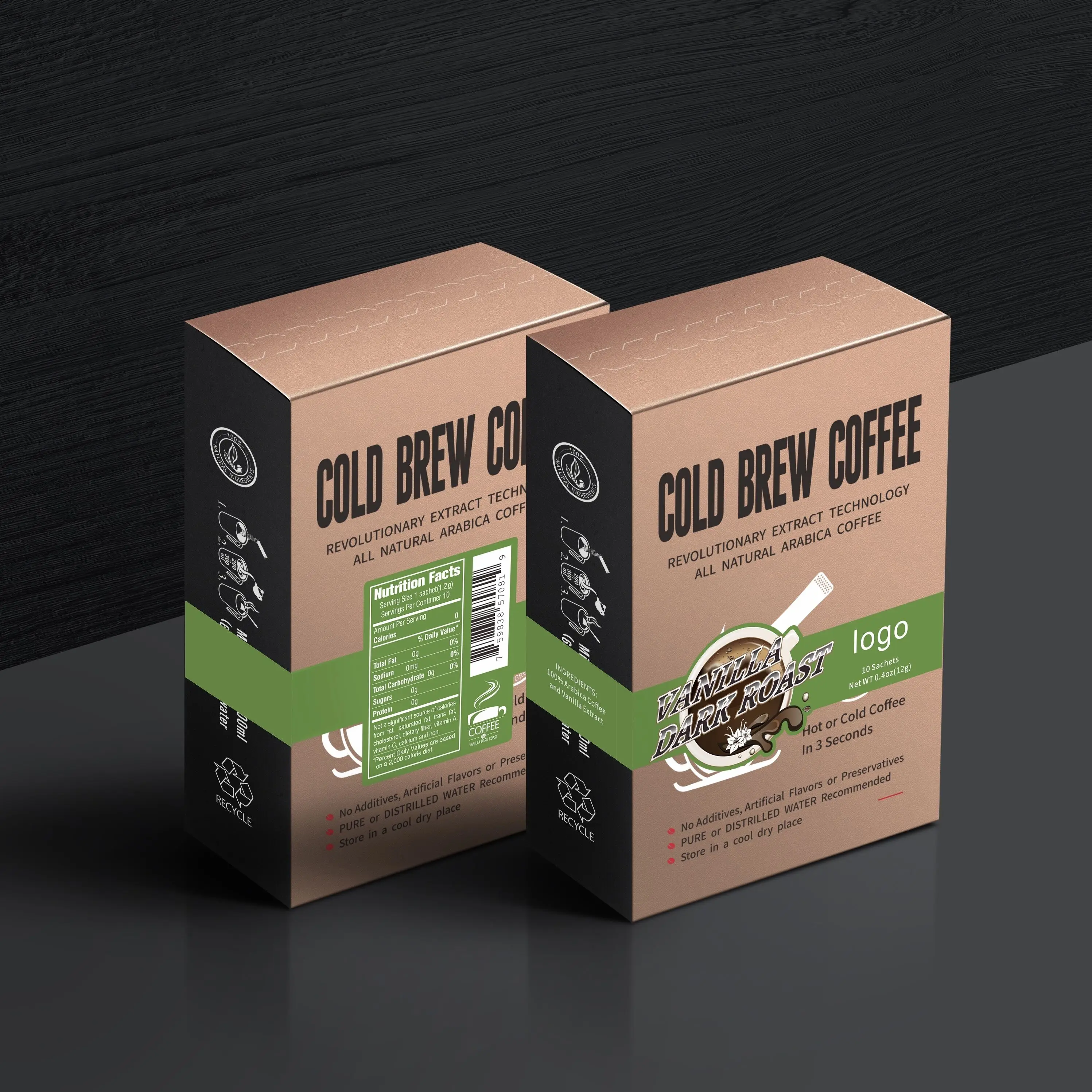 Ароматный аромат быстро растворимый дневной Осветляющий органический 100% натуральный чистый для продажи Юньнань Арабика ванильн