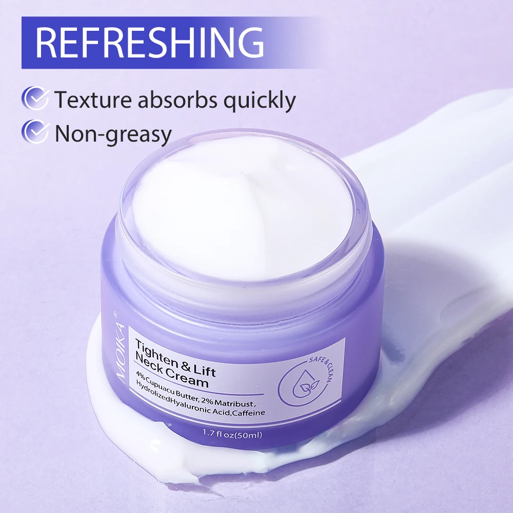 MOIKA High Quality Neck Firming Cream of Moisturizing Anti Wrinkle Firming Private Label Neck Cream OEM ODM Neck Cream