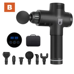 EMS Massage Gun 2021 Rechargeable Muscle Stimulator Deep Tissue Professional Massager Dropshipping