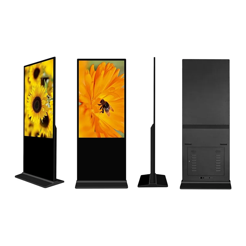 43 50 55inch Smart Kiosk Lcd Advertising Display Interactive Digital Signage Floor Standing Touch Screen Advertising Kiosk