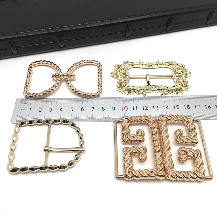Wholesale New High Quality Smooth Metal Buckle Women Belt Buckles for Clothes and Bags Belt Women Buckle