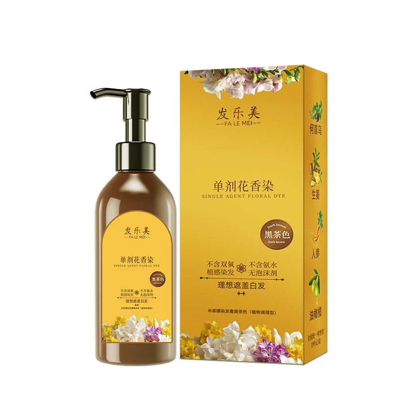 300ml Single-dose floral hair dye