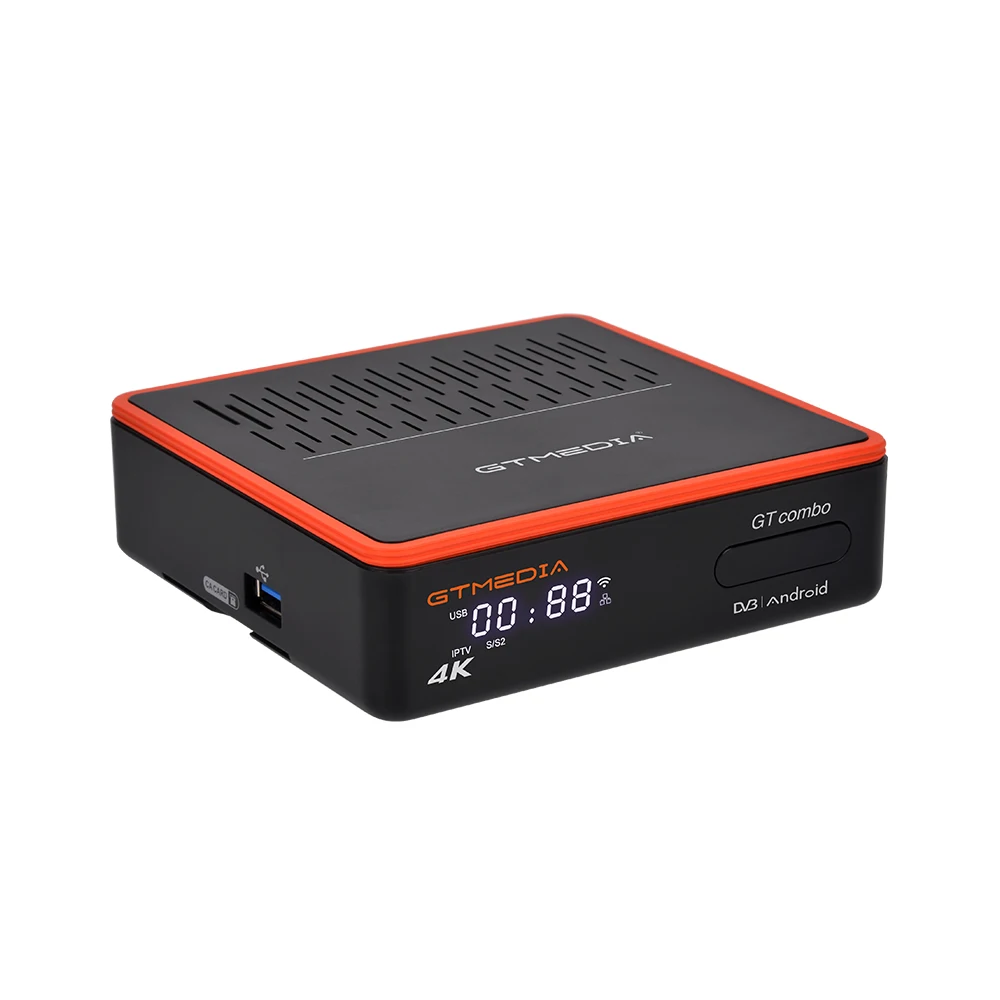 GTMedia GT комбо DVB-S2/T2/C Android 9 0 ТВ коробка S905X3 4 к Декодер каналов кабельного телевидения компьютерной приставки телевизору DVB S2X T2 C-цифра спутниковый телевизионный ресивер V7S2X V8X