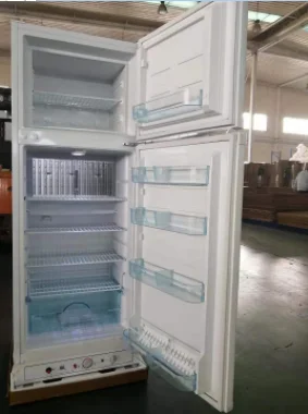 SMAD White Propane Double Door Refrigerator Kerosene Fridge for Sales