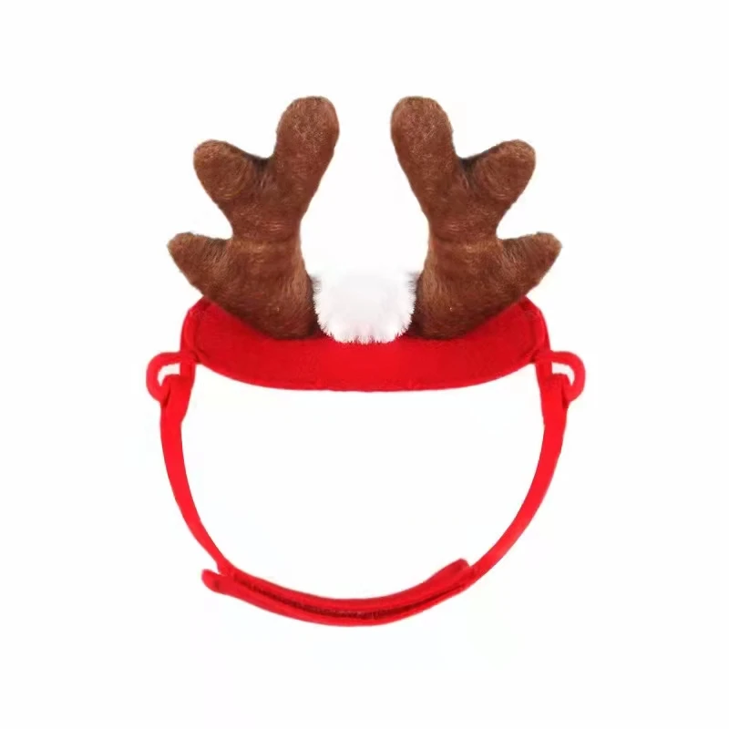 Pet Accessories Cosplay Wholesale Pet Products Deer Horn Christmas Hat