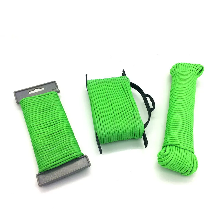 550 Paracord Parachute Cord Lanyard Rope Mil Spec Type 7 Strand Outdoor Paracord