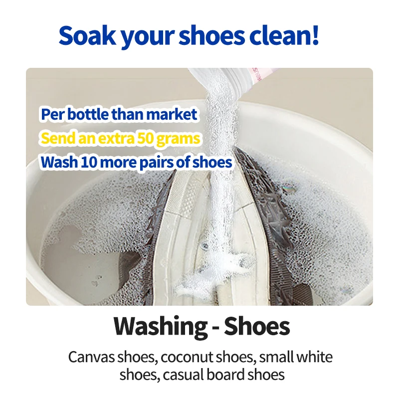 clean and decontamination effective washing shoe foam powder for shoes cleaning