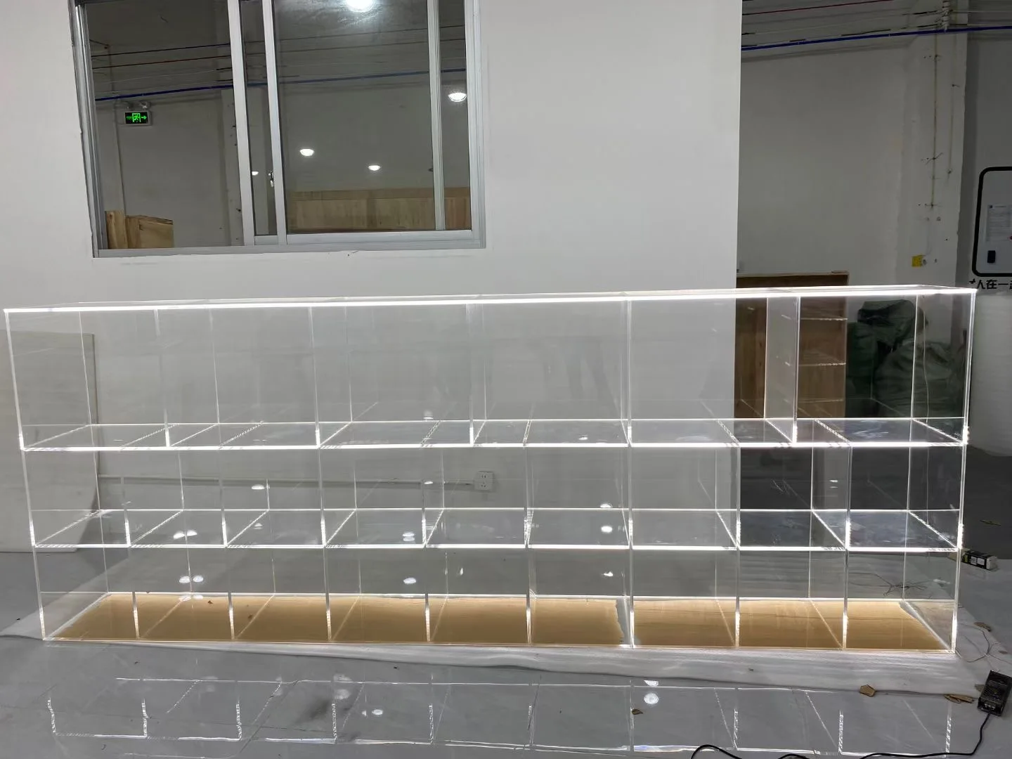 acrylic storage rack shoe boxes billboard illuminated sign customization hand-made coffee custom logo led multi-color